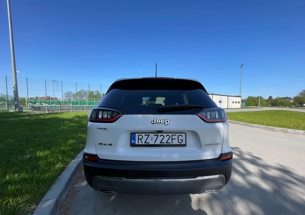 Jeep Cherokee cena 99000 przebieg: 75000, rok produkcji 2018 z Rzeszów małe 254